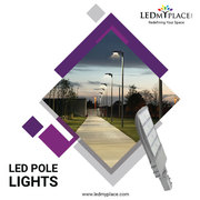 Buy Now, One of The high-quality Pole lights in silver colour from LEDM