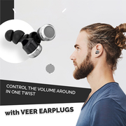 Veer Earplugs reduce the surrounding noise dramatically due to their s